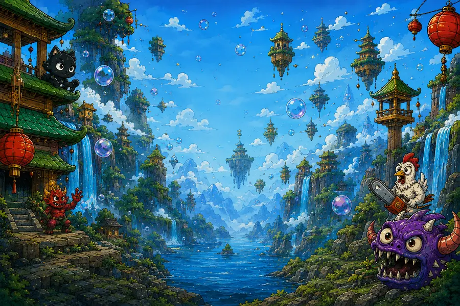 The world of C4YOS Land