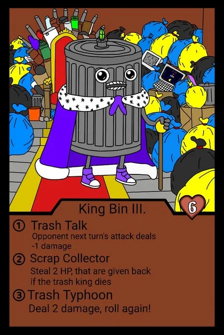 King Bin III boss card